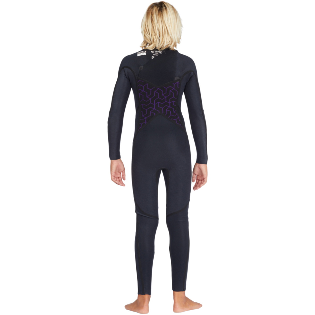 2026 Billabong Junior Absolute Natural 3/2mm Chest Zip Våddragt 24CW191500 - Military